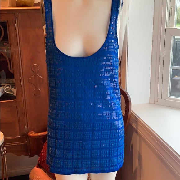 Blue sequin tanks! - Picture 1 of 2